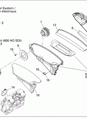 02- Air Intake System 500SS 600 HO