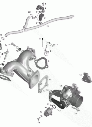 01- Air Inlet Manifold And Throttle Body