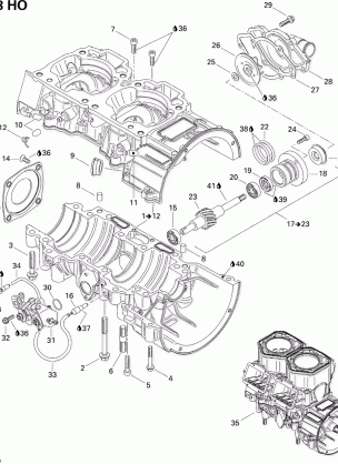 01- Crankcase Water Pump And Oil Pump