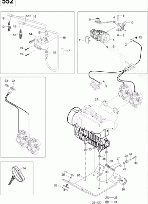 01- Engine And Engine Support 550F SUV