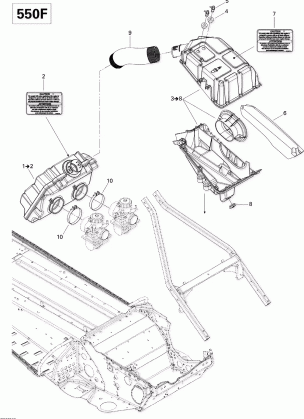 02- Air Intake System 550F