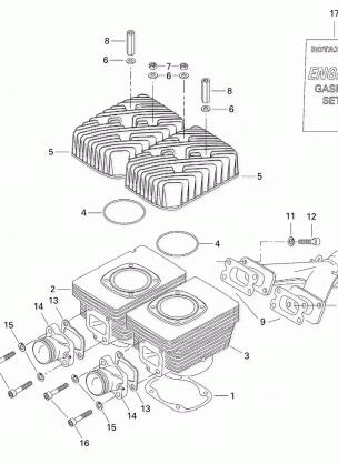 01- Cylinder And Exhaust Manifold 380F