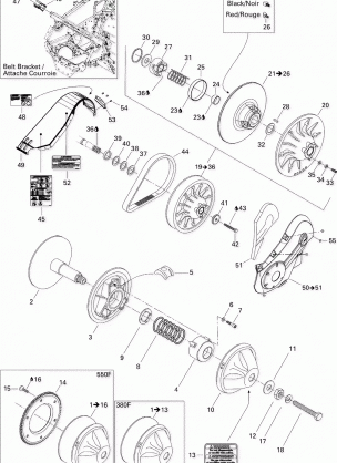 05- Pulley System MX Z 550F