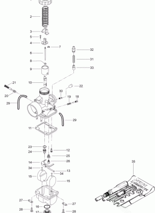 02- Carburetor  550F SUV