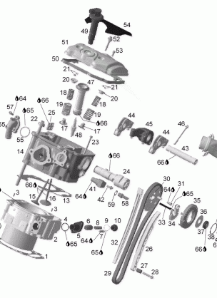 01- Cylinder and Cylinder Head Rear Side