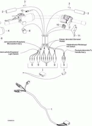 10- Steering Wiring Harness 550 WT