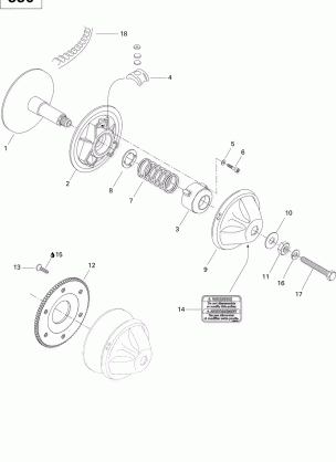 05- Drive Pulley 550F