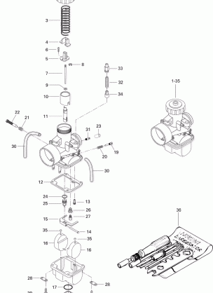 02- Carburetor 550F