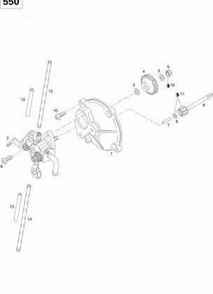 02- Oil Pump 550F