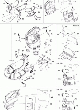 01- Exhaust System 800HO