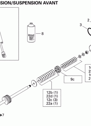 07- Take Apart Shock Front X