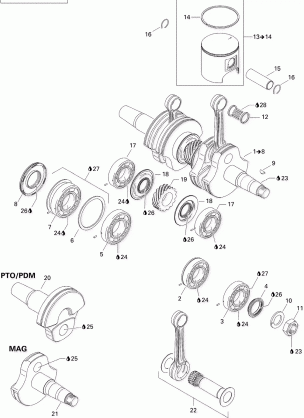 01- Crankshaft And Pistons 793HO