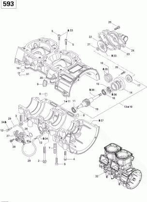 01- Crankcase Water Pump And Oil Pump (593)