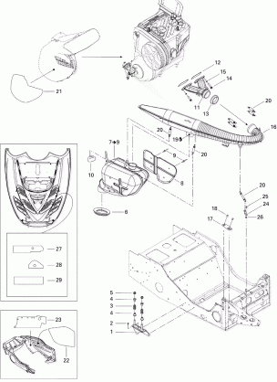 01- Exhaust System Skandic 550F