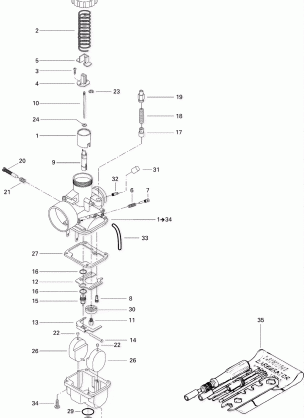 02- Carburetor SKANDIC 550F