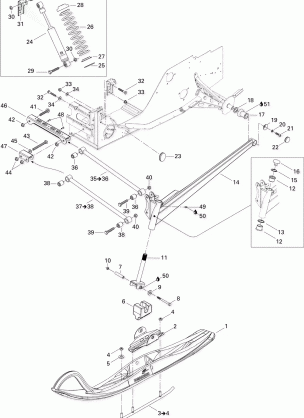 07- Front Suspension SKANDIC 550F