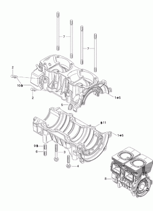 01- Crankcase SKANDIC (550F)