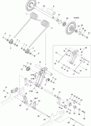 08- Rear Arm SKANDIC 550F