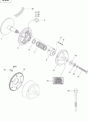 05- Drive Pulley (552)