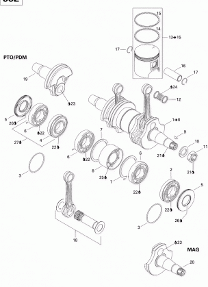 01- Crankshaft SUMMIT 550F