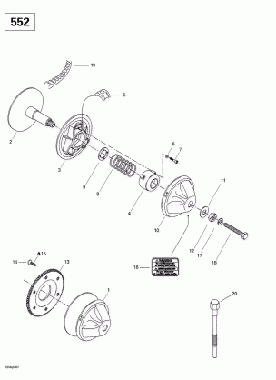 05- Drive Pulley (552)