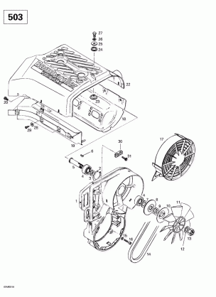 01- Cooling System  Fan (503)