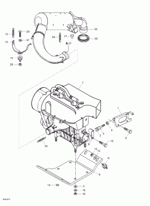 01- Engine Support And Muffler