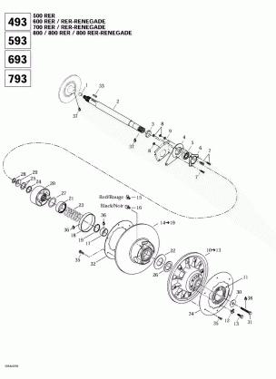 05- Driven Pulley (493 RER)