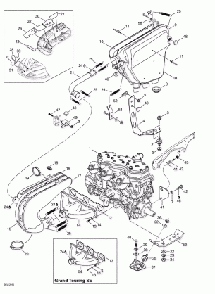 01- Engine Support And Muffler