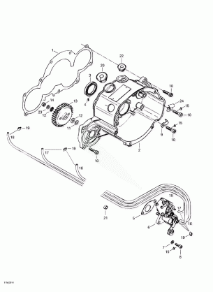 03- Ignition Housing Oil Pump