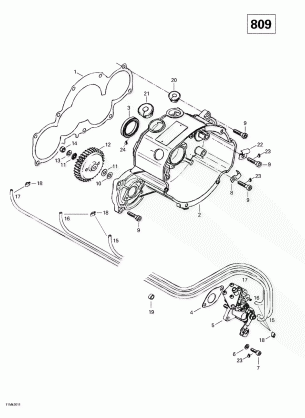 03- Ignition Housing Oil Pump