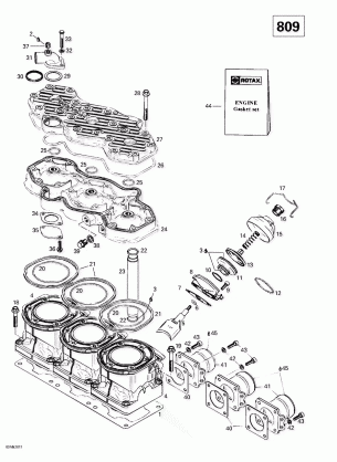 01- Cylinder Exhaust Manifold