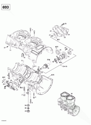 01- Crankcase Water Pump And Oil Pump 2