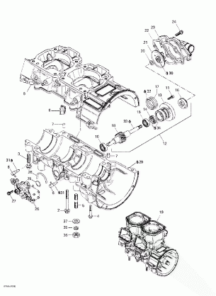 01- Crankcase Water Pump And Oil Pump