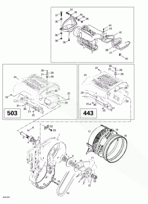 01- Cooling System And Fan (443 503)