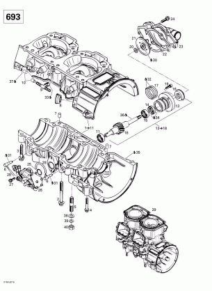 01- Crankcase Water Pump And Oil Pump 2