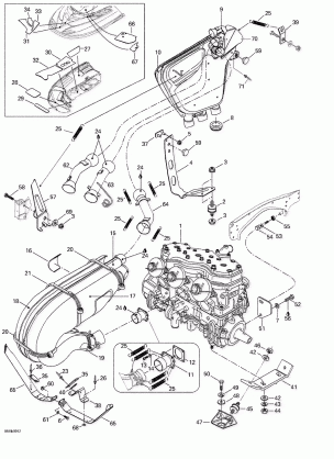 01- Engine Support And Muffler