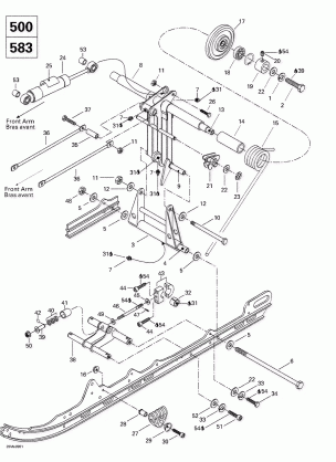 08- Rear Arm Rear Suspension (500lc583)