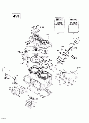 01- Cylinder Exhaust Manifold (453)