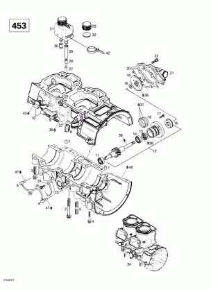 01- Crankcase Water Pump (453)