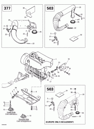 01- Engine Support And Muffler