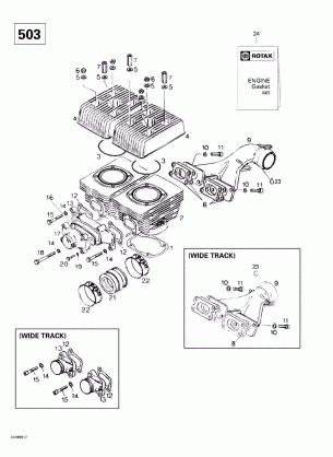 01- Cylinder Exhaust Manifold (503)