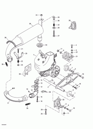 01- Engine Support And Muffler