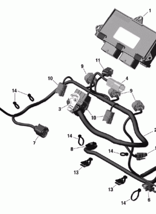 10- Engine Harness And Electronic Module _10R1556