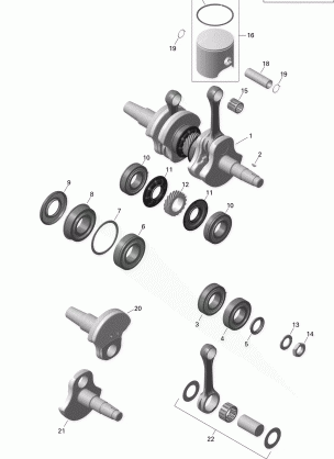 01- Crankshaft And Pistons _02R1524