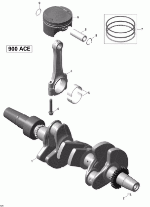 01- Crankshaft And Pistons _02R1525