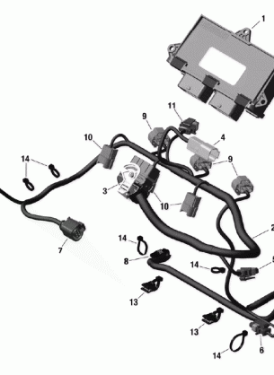 10- Engine Harness And Electronic Module _10R1552