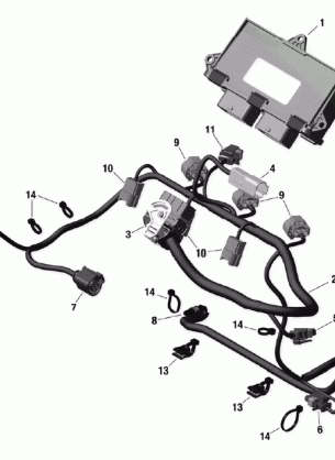 10- Engine Harness And Electronic Module _10R1551