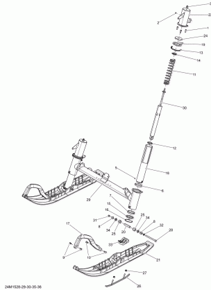 07- Front Suspension And Ski _24M1528