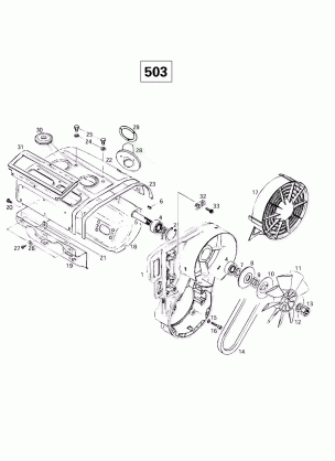 01- Cooling System  Fan (503)